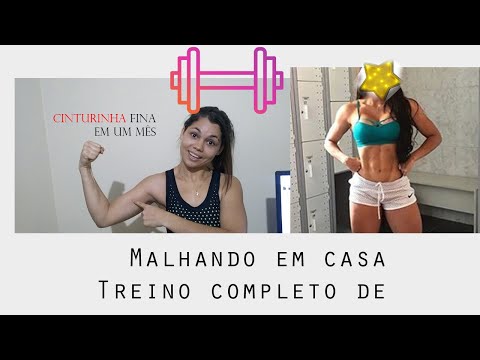 Melhores exercícios para perder medidas e afinar cintura  Sem academia