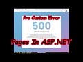 Pro Custom Error Pages In ASP NET