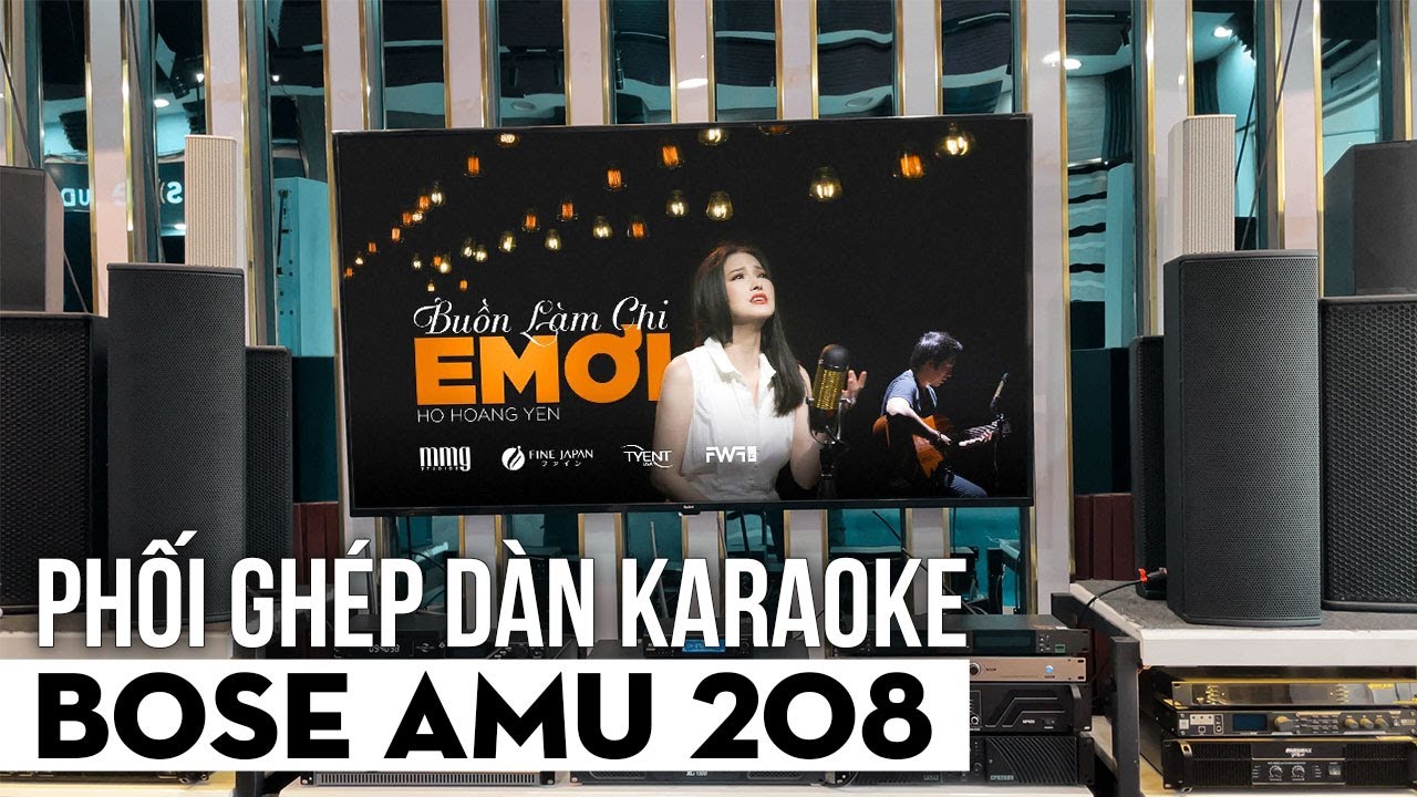 video Dàn Karaoke Cao Cấp Bose ArenaMatch Utility AMU 208 TVA082023 0