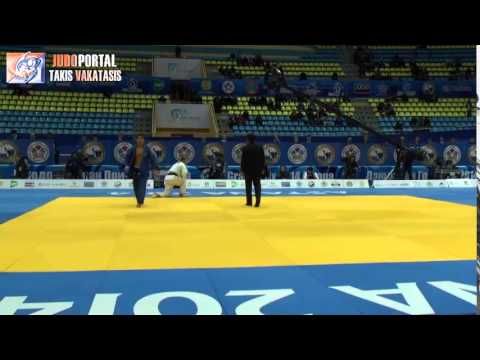 Judo Grand Prix Astana 2014 Semifinal -66kg SHERSHAN DZMITRY (BLR) vs. SMAGULOV ZHANSAY (KAZ)