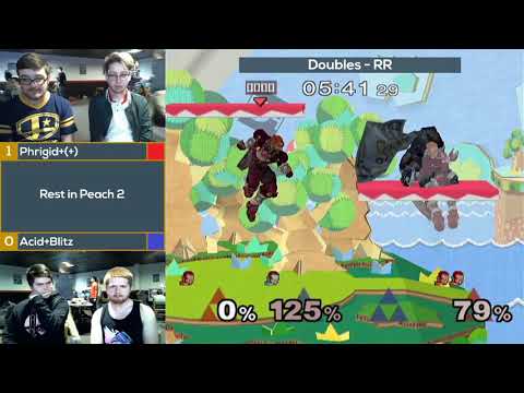 Rest in Peach 2 - Dubs Round Robin - (Peach/Captain Falcon) Phrigid+(+) vs Acid+Blitz (Fox/Sheik)