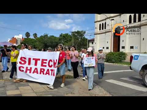 MARCHA DOCENTE EN CHARATA CHACO
