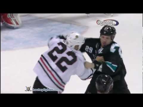 Jamal Mayers vs Ryane Clowe Feb 10, 2012