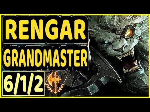 MAXLORE (RENGAR) - 6/1/2 KDA GAMEPLAY - EUW Ranked GRANDMASTER