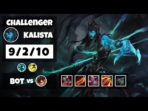 Kalista vs Ziggs EU Challenger BOT (9/2/10) - v11.14
