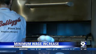 The Oregon minimum wage increases on July 1 affecting local businesses