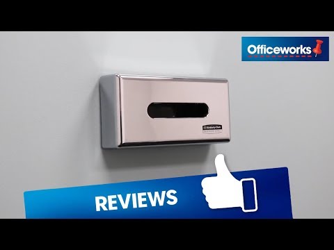 Kimberly clark chrome facial tissue dispenser overview