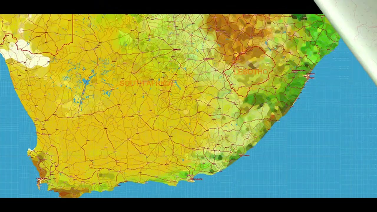 africa full vector map illustrator pdf