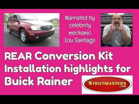 Lou Santiago Narrates Buick Rainier Rear Suspension Conversion Kit Install By Strutmasters