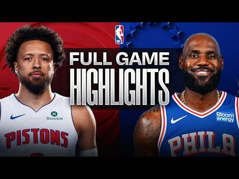 PISTONS at 76ERS | FULL GAME HIGHLIGHTS | October 25, 2026