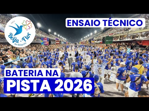 BEIJA-FLOR 2026 - 4K | TECHNICAL REHEARSAL - TRACK | LIVE SAMBA #ET26