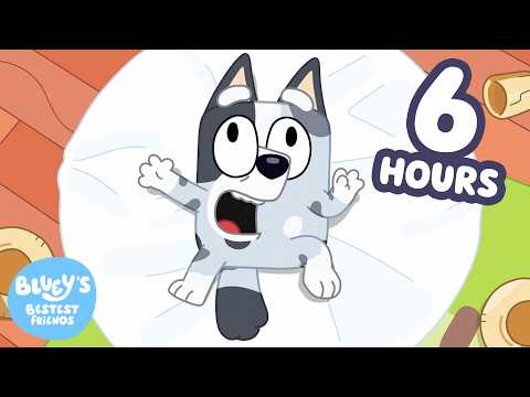 🔴 LIVE: Good Luck Getting Muffin To Sleep! 😴💤 | 6 Hours Of Tired Play | Bluey's Bestest Friends