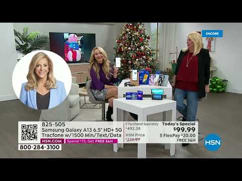 HSN | Electronic Gift Connection - Samsung Tracfone 12.06.2022 - 04 AM