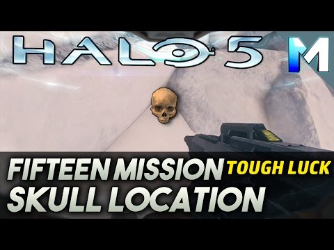 Halo 5 Guardians Skull Location (Tough Luck) Mission 15, Hidden Skull Collectible