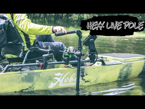 RAILBLAZA HEXX Live Pole - Product Testing Hobie PA Garmin Live Scope