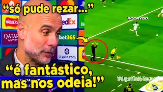 🤣NÃO SABE SE AMA OU ODEIA O RAYO!! GUARDIOLA SE DERRETE NOVAMENTE POR RODRYGO E PODE TER COISA AÍ...