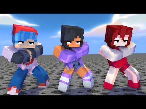 DUN DUN TU TU FIRST MEET FNF BOYFRIEND GIRLFRIEND APHMAU - MINECRAFT ANIMATION #shorts