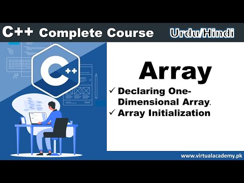 Array in C | Declaring One Dimensional array | Array initialization | Urdu Hindi