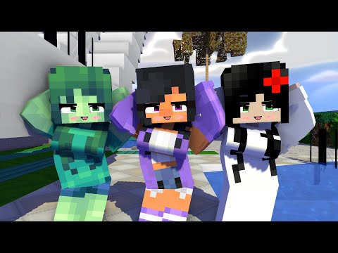 MONSTER SCHOOL :CHICKEN WING PRETTY GIRLS APHMAU, ZOMBIE ,SADAKO - MINECRAFT ANIMATION