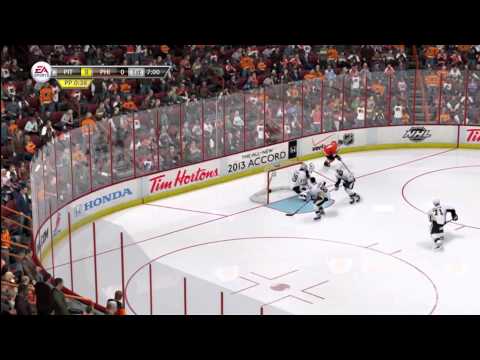 Pittsburgh Penguins vs Philadelphia Flyers 1/19/2013 - NHL 13 Game Prediction: Period 1