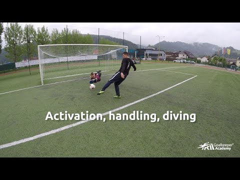 Goalkeeper training: Activation, handling, diving