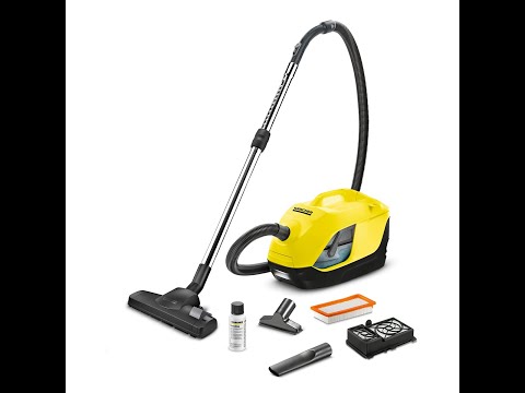 Dulkių siurblys su vandens filtru Karcher DS 6 DS 6 1.195-220.0 video