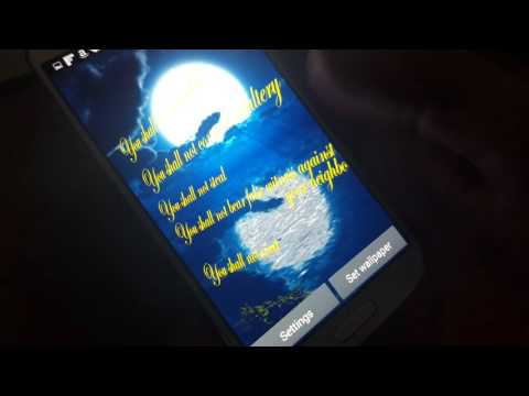 The Ten Commandments 3D LWP Video