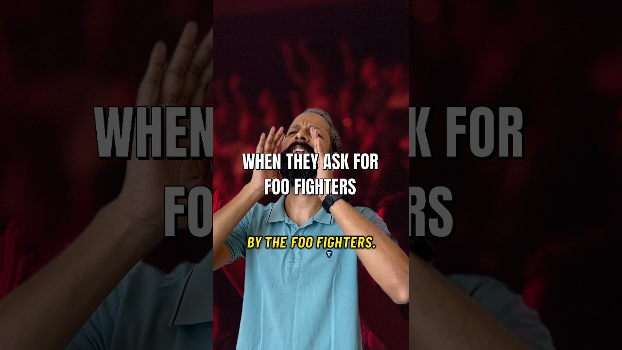 When they ask for Foo Fighters #funny #shorts