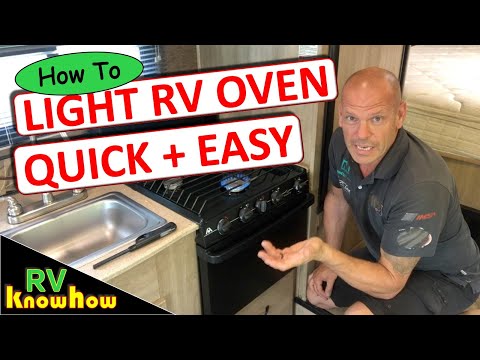 Light an RV oven pilot light, quick and easy guide.
