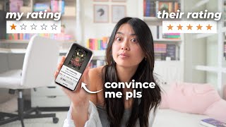 reading 5 STAR REVIEWS of my LEAST FAVOURITE books 👀📚
