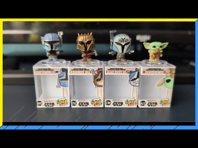 Vídeo relacionado con Funko Bitty Pop! 4 Pack: Star Wars - The Mandalorian - Heavy Infantry Mandalorian, The Armorer, Bo-Katan Kryze, Mystery Mini Figure - Styles May Vary - 0,9 Pulgadas (2,2 cm) Coleccionable