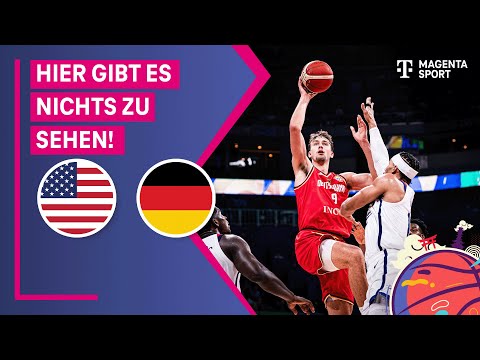 USA – Deutschland, Highlights mit Live-Kommentar | FIBA Basketball-WM 2023 | MAGENTA SPORT