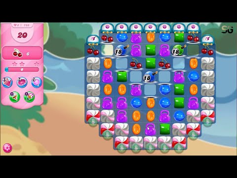 Candy Crush Saga Level 735 (2021 Version)