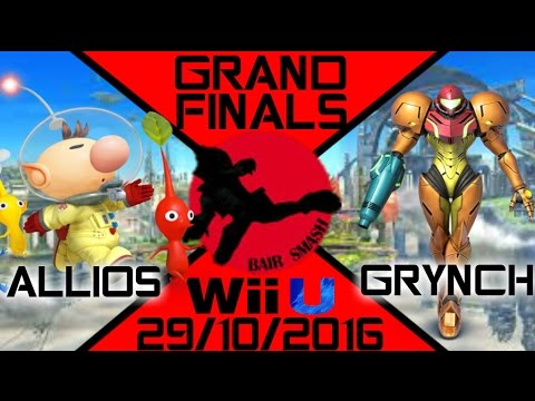 Bair Smash 7 Grand Finals- BS// Allios (Olimar, Bowser) Vs. BS// Grynch (Samus) - Smash Wii U