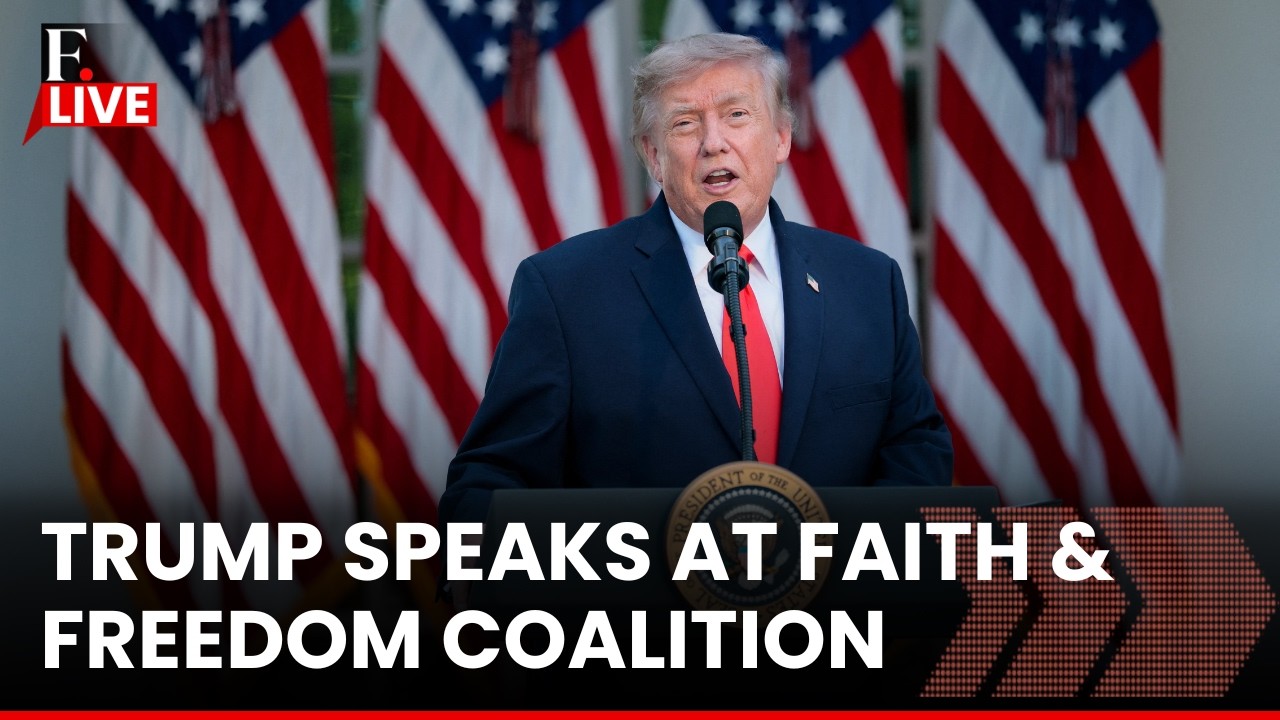 TRUMP LIVE: US President Donald Trump Delivers Remarks at the Faith & Freedom Coalition