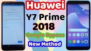 honor Huawei Y7 prime 2018 frp bypass/ Huawei Y7 google lock bypass /Huawei LDN-L21 Frp bypass