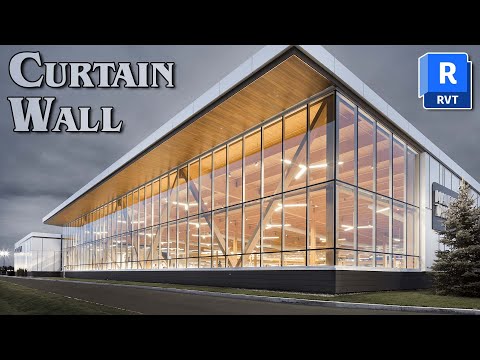 Curtain Walls in Revit Tutorial for Beginner