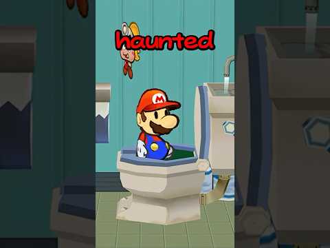 Paper Mario's Haunted Bathroom