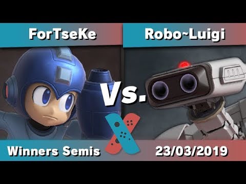 [SmashxRamboot Ultimate #4] ForTseKe (Mega Man) Vs. Robo~Luigi (ROB) - Winners Semis