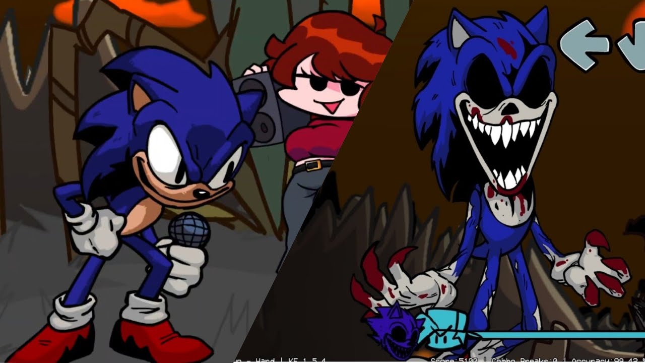 FNF Sonic.exe Update 2.0 - Faker + Black Sun (4k) (FC)