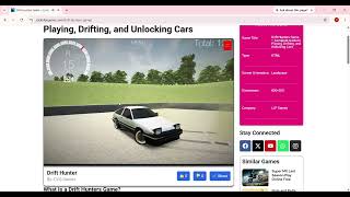 Drift Hunters Game – Complete Guide to Playing, Drifting, and Unlocking Cars   Click Vibe Game   Goo