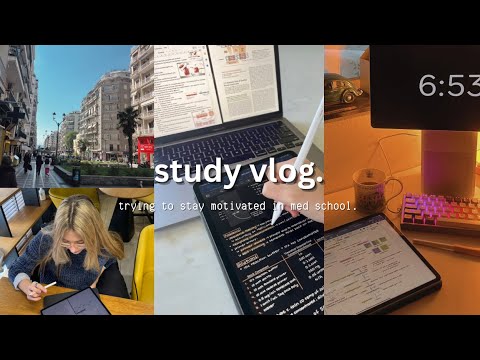 Productive Day in Med School | Study Vlog & Motivation, imposter syndrome, keyboard asmr, skincare📖☕