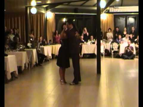  Melina Sedó  and  Detlef Engel  are  dancing  to  the  tango  "  Una Vez  "