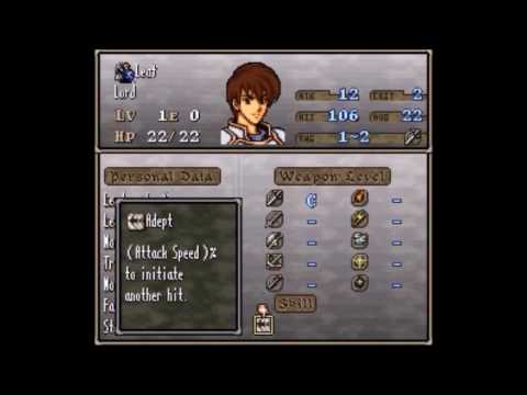 Fire Emblem Thracia 776: Translation Patch Walkthrough 1/1 [COMPLETE]