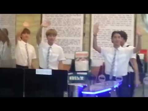 140729 BA14 and Ryeowook at Sukira