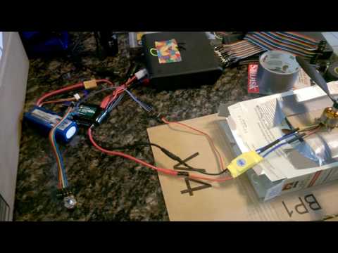 Brushless Motor with ESC and Arduino Demo