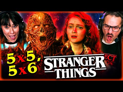 STRANGER THINGS Season 5 Episode 5 & 6 TARA & ANDREW'S REACTION!! Netflix Vol. 2 | Vecna Sadie Sink