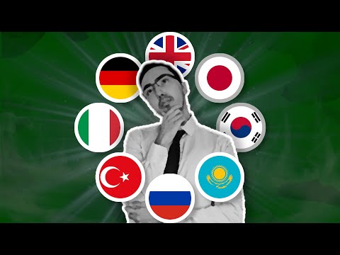 Polyglot introduces himself in 8 LANGUAGES