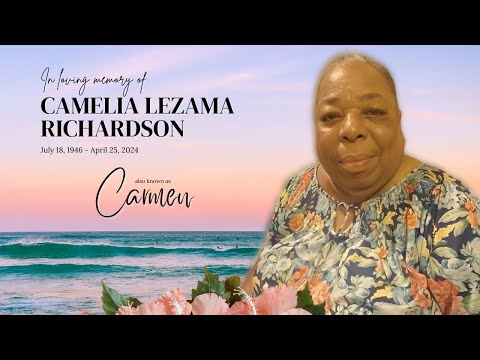 In loving memory of Camelia Lezama Richardson also known as 'Carmen'