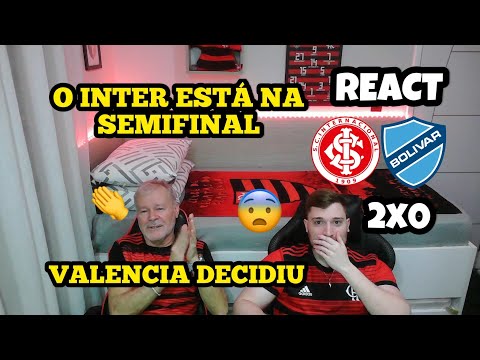 REACT - Internacional 2 x 0 Bolívar | Libertadores 2023. O INTER ESTÁ NA SEMIFINAL!!